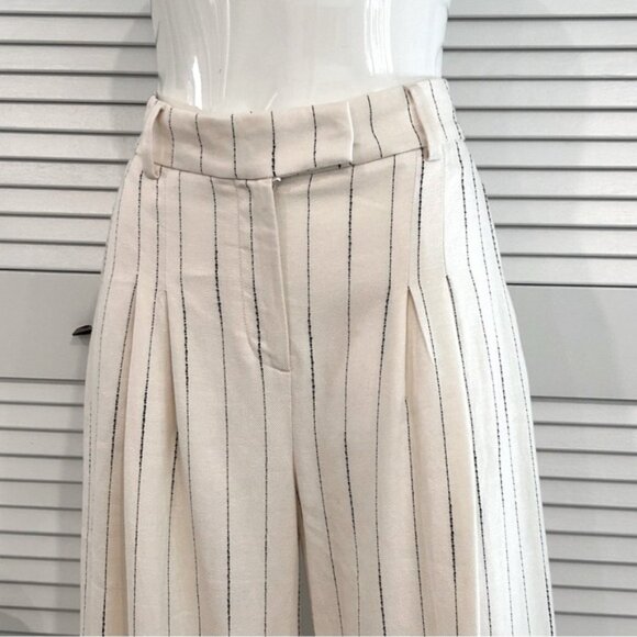 Linen Blend Wide Leg Baggies - Picture 6 of 16